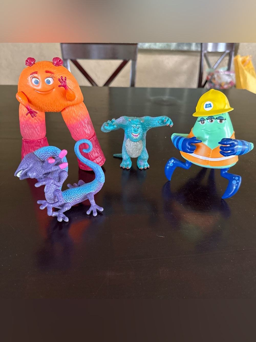 Disney Monsters At Work & Monsters Inc Figure Lot Sulley, Val, Randall, Katherin